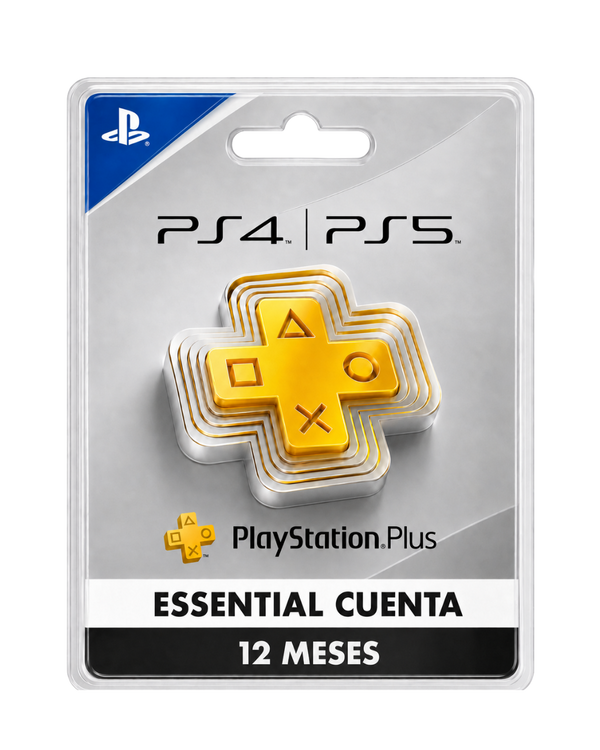 PS Plus Essential 12 meses en inglés para PS4 y PS5
