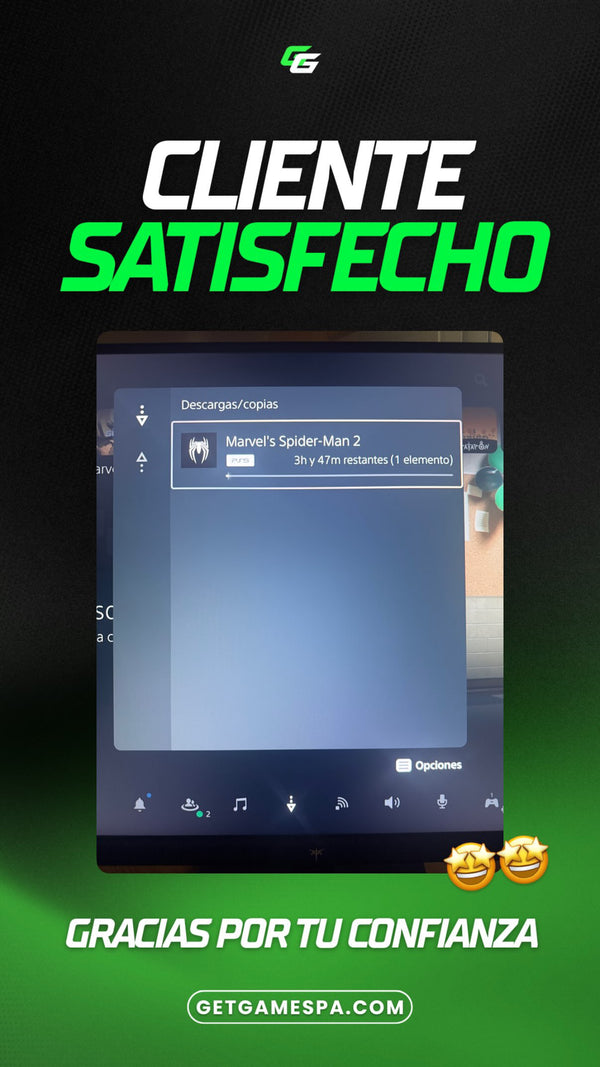 Captura de un cliente de GetGames ya jugando